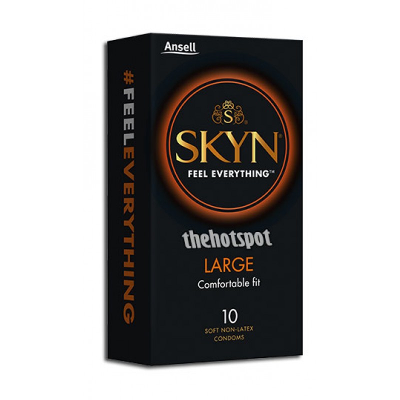 SKYN Large Condoms with Lubricant - Rubber / Latex Free
